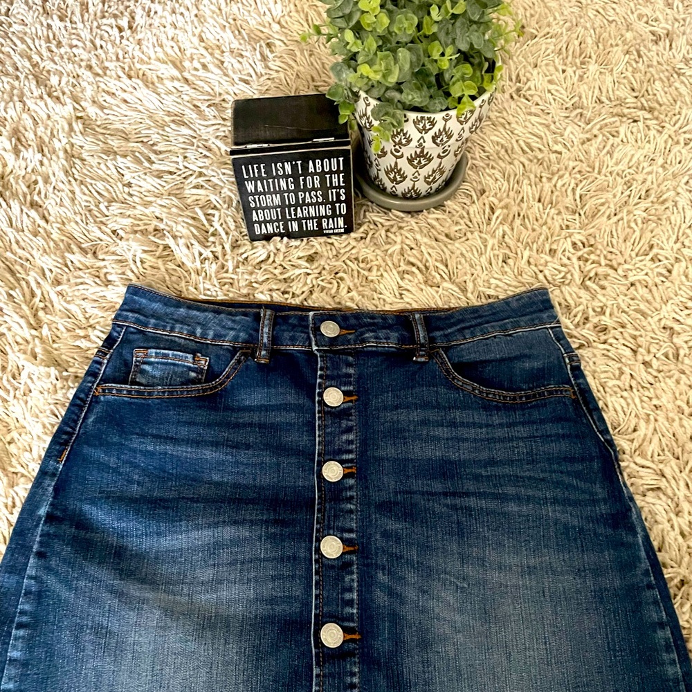 Indigo Rein Jean Skirt